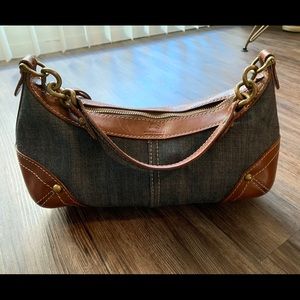 Burberry Blue Label Small Denim Bag